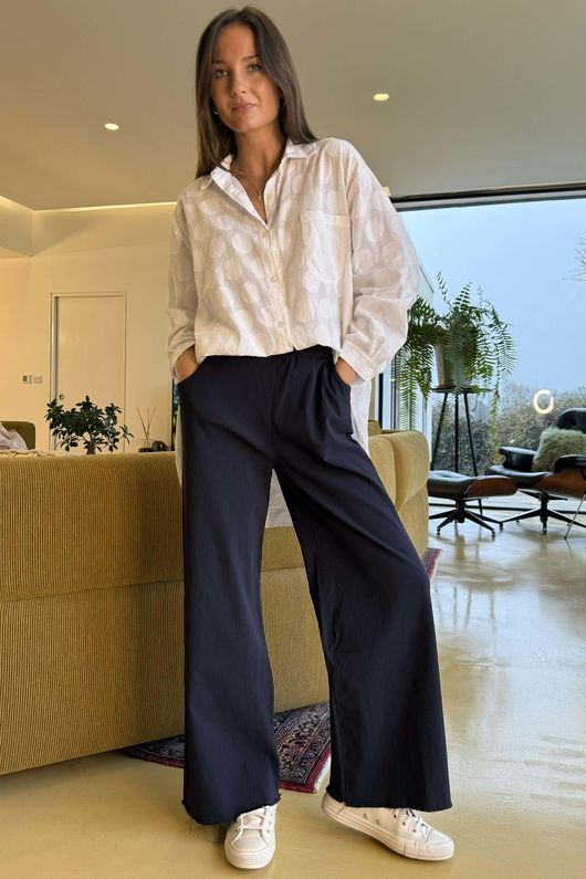 Luxury Raw Kick Magic Trouser Navy